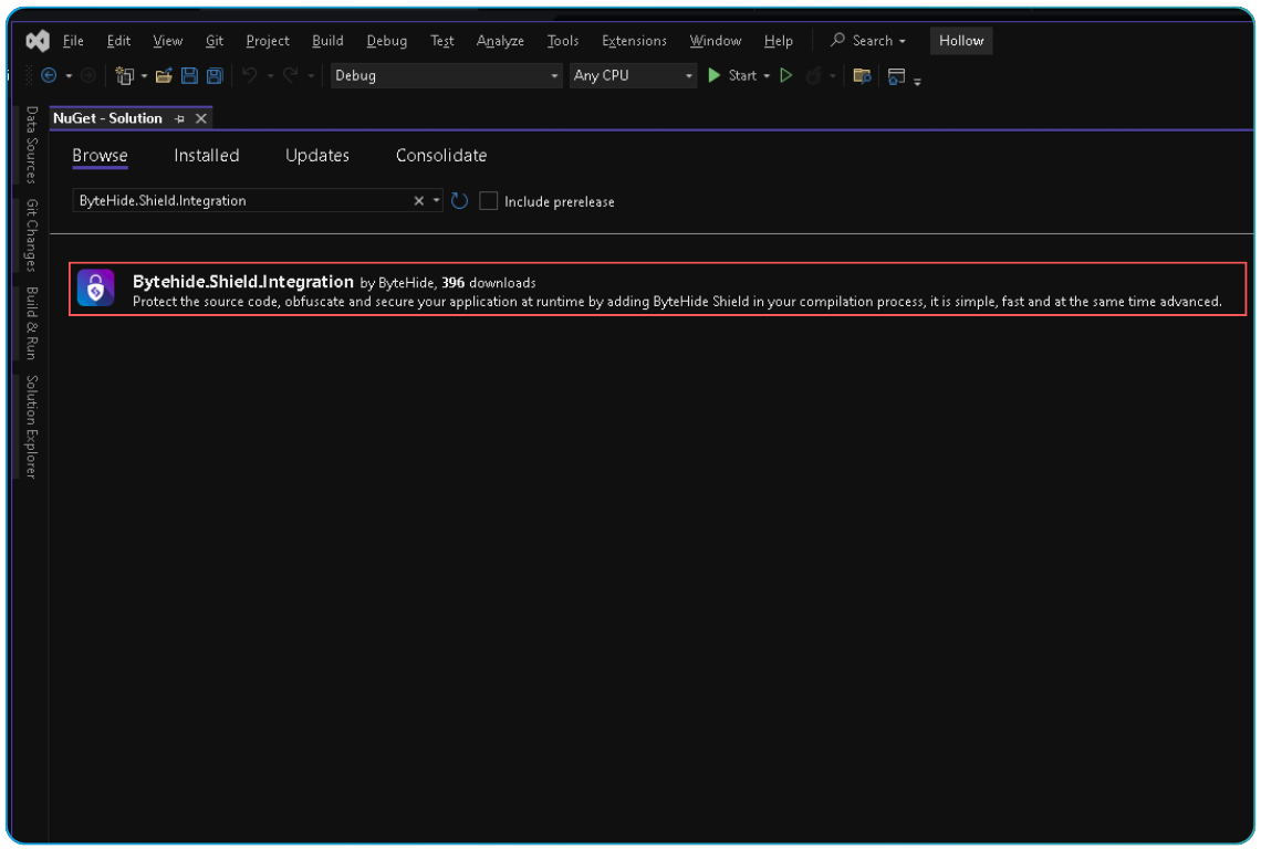 Installing shield obfuscator from package manager